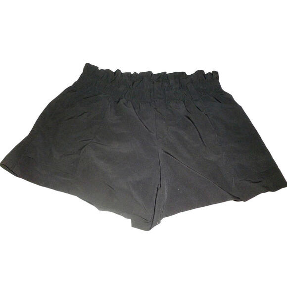 Athleta Pants - Athleta Women's Black Poly Spandex Belt Loops Active Shorts sz 10